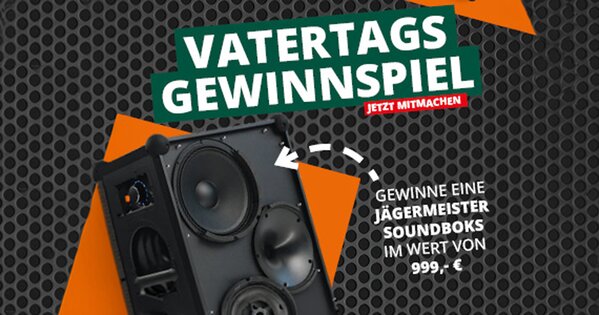 Jägermeister Soundboks gewinnen - Vatertag Gewinnspiel