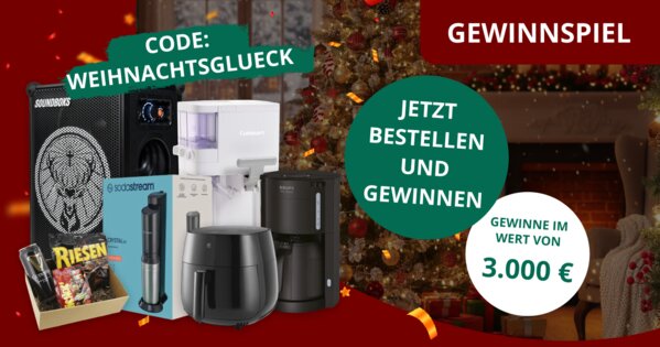 Weihnachtsgewinnspiel - Tolle Preise im Wert von über 3.000 EURO gewinnen - Teaser