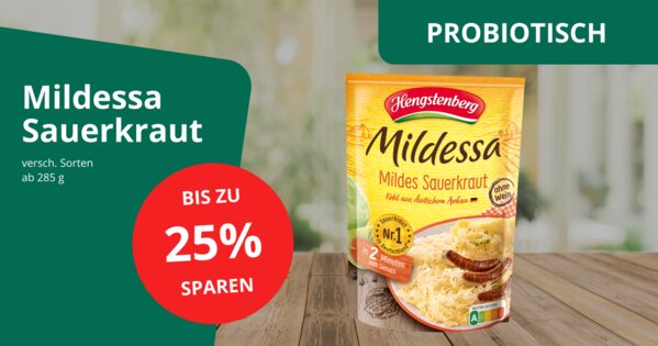 probiotische Ernährung - Sauerkraut Angebot entdecken