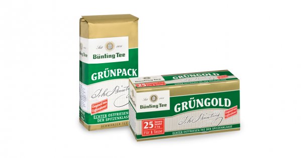Verpackung Gruenpack und Gruengold