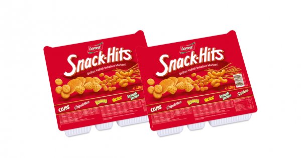 Zwei SnackHits Boxen