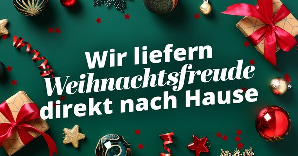 Weihnachtsfreuden nach Hause liefern lassen. Nutze den myTime Lieferservice für deinen Weihnachtseinkauf