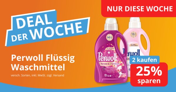 Deal der Woche - Perwoll im Angebot