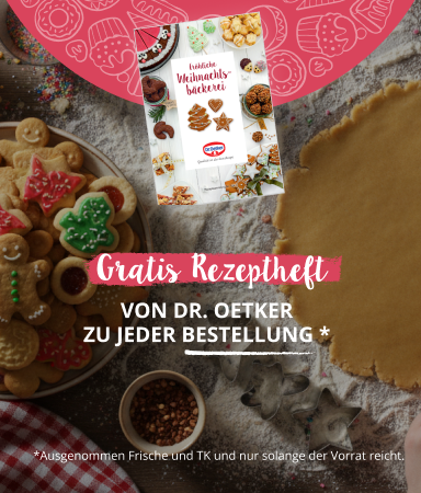 Dr. Oetker Gratis Rezeptheft