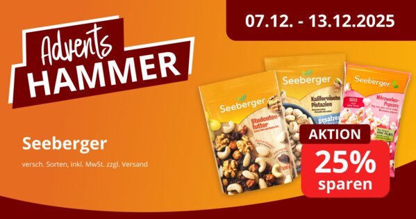 25% auf Seeberger