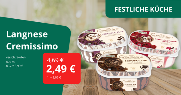 Langnese Cremissimo Angebot