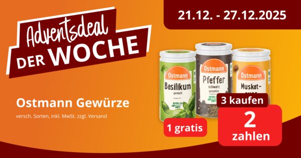 Adventsangebot OStmann Gewürze