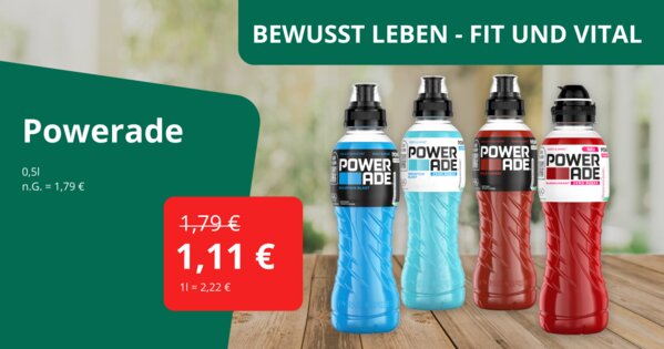 Bewusst Leben Angebote - Powerade