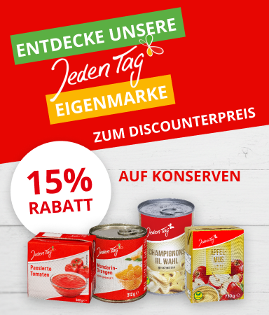 Jeden Tag - Konserven Angebote