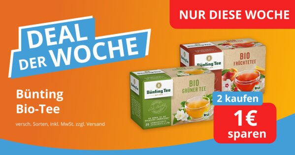 deal der woche - Bünting Tee