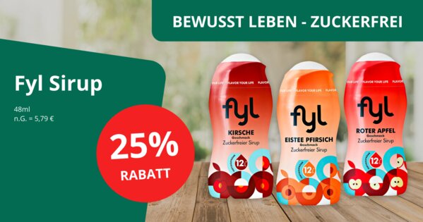 Bewusst Leben Zuckerfrei - Fyl Sirup