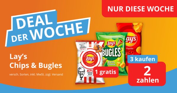 Deal der Woche: Lay's Chips & Buggles