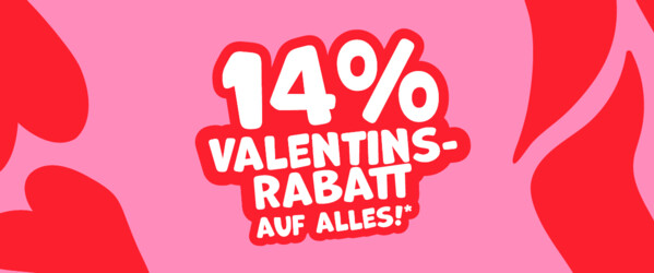 14% Valentinstags-Rabatt - Jetzt sparen