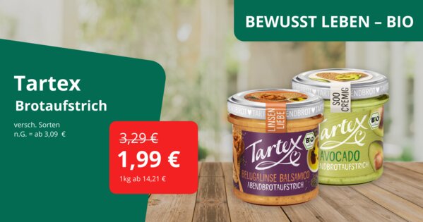 Bewusst Leben Bio - Tartex