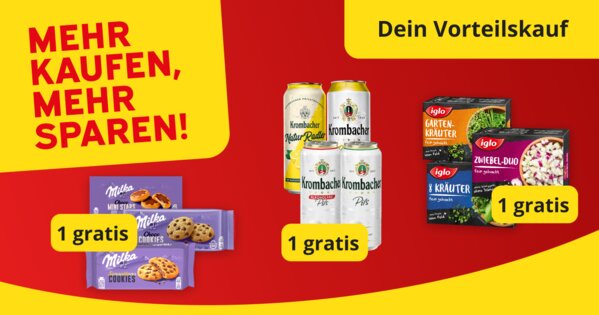"Mehr kaufen mehr sparen" - Angebote