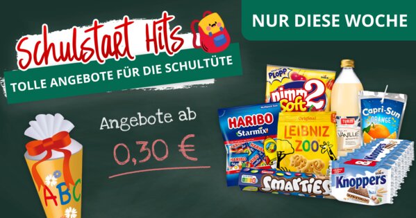 Schulstart - Produktangebote