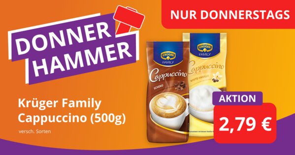 Donnerhammer - Krüger Family Cappuccino - 2,79 €