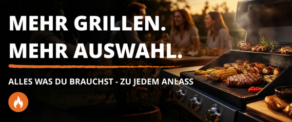 Grillsortiment - Alles für dein Grillfest von Fleisch, Fisch , Salate, Saucen und passende Getränke